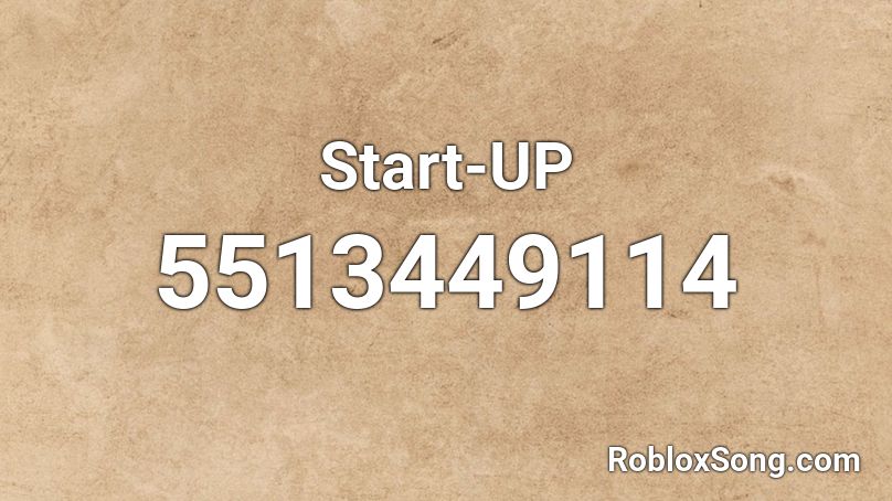 Start-UP Roblox ID