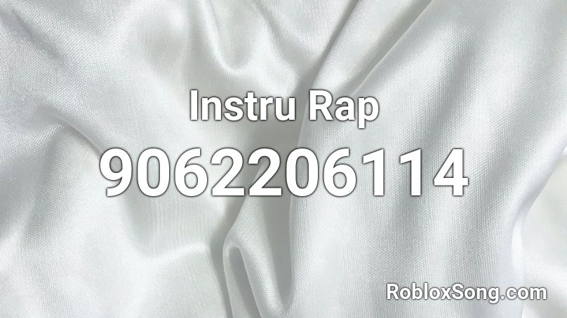 Instru Rap Roblox ID