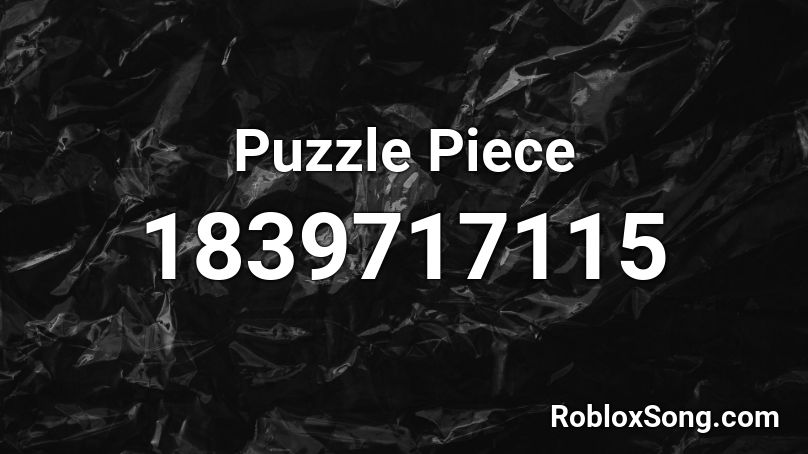 Puzzle Piece Roblox ID