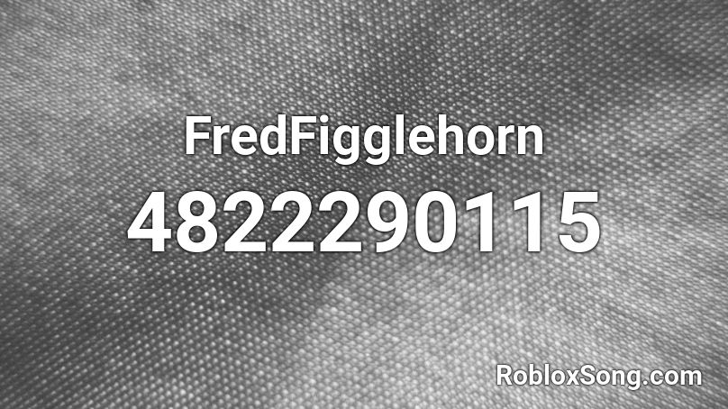FredFigglehorn Roblox ID