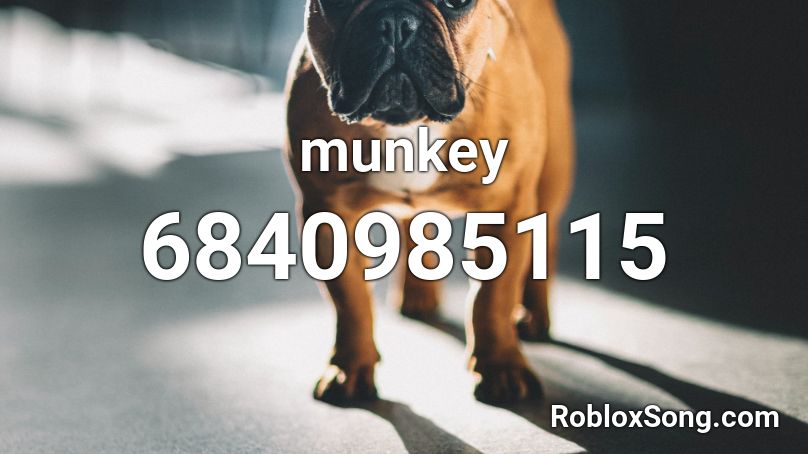 munkey Roblox ID