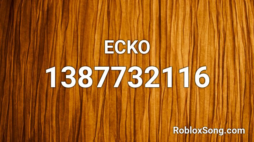 ECKO  Roblox ID