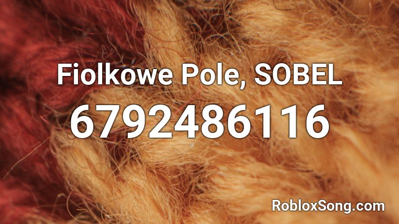 Fiolkowe Pole, SOBEL Mateusz_Making Roblox ID