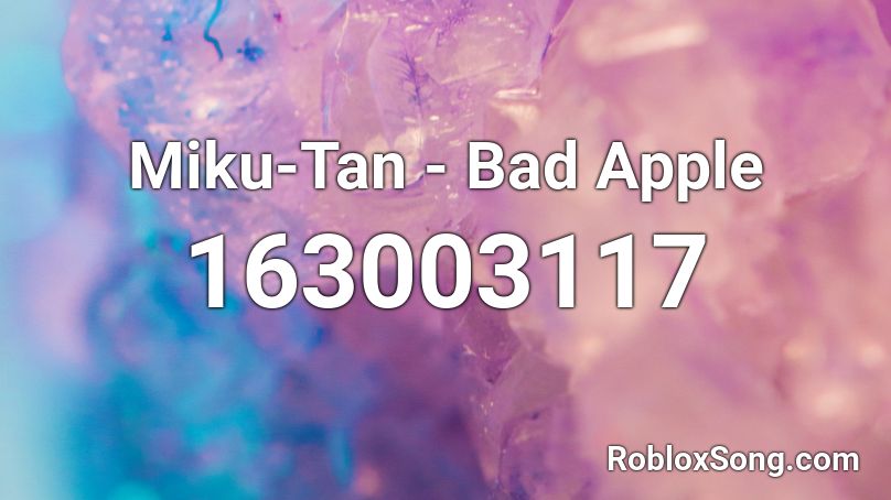 Miku-Tan - Bad Apple Roblox ID