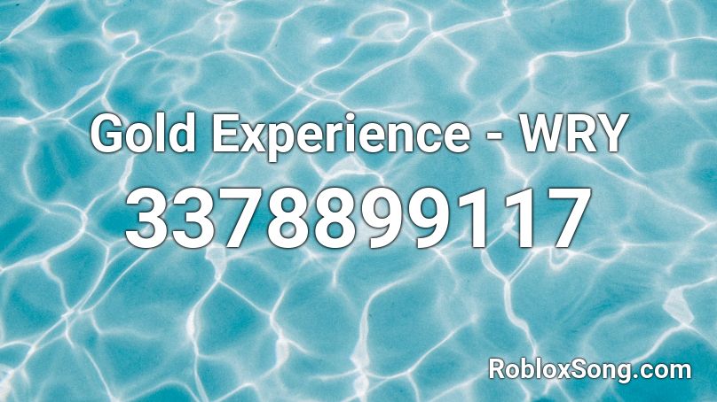 Gold Experience - WRY Roblox ID