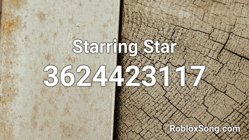 Starring Star Roblox ID