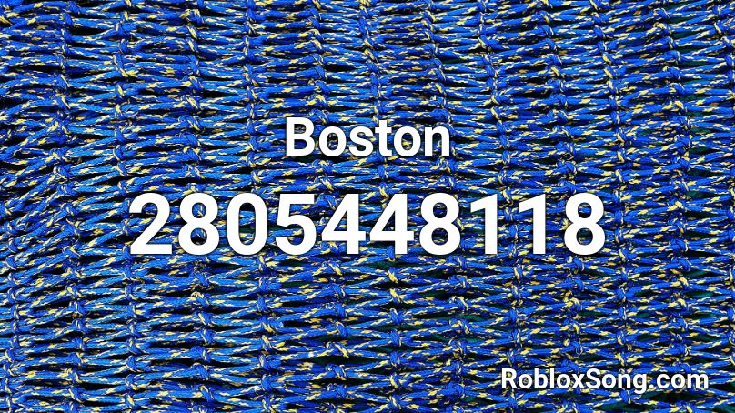 Boston Roblox ID