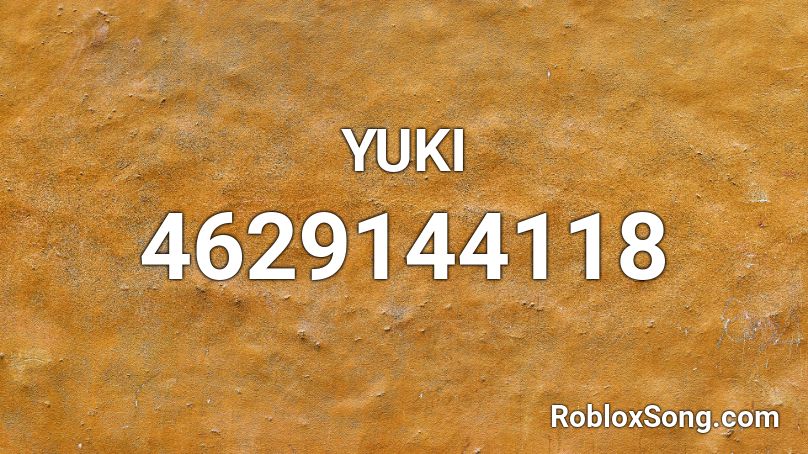 YUKI  Roblox ID