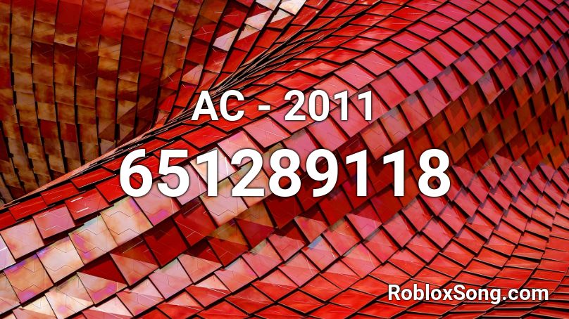 AC - 2011 Roblox ID