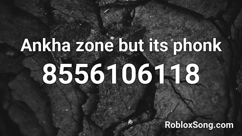 Ankha zone but its phonk Roblox ID