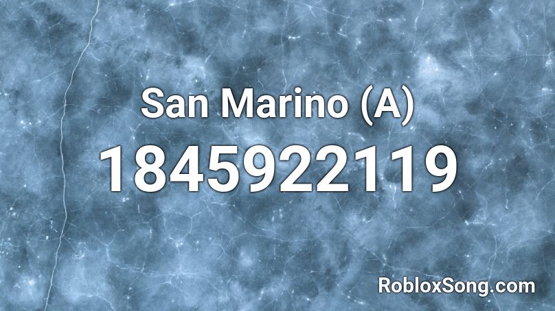 San Marino (A) Roblox ID