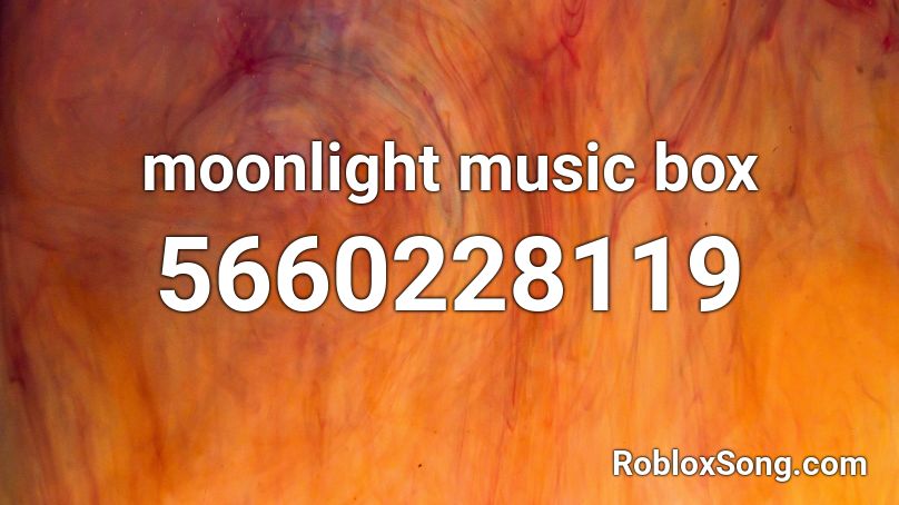 moonlight music box Roblox ID