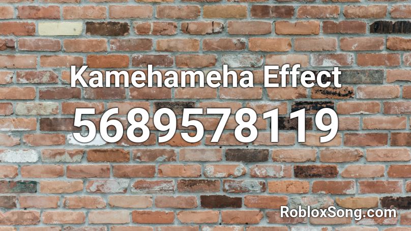 Kamehameha Effect Roblox ID