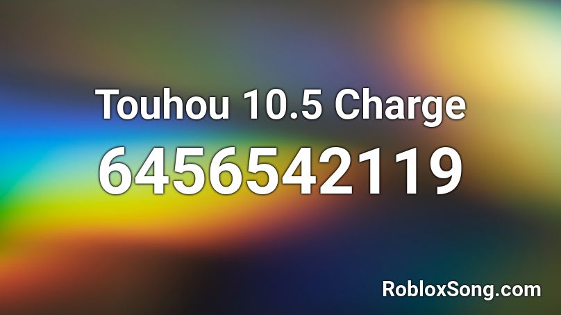 Touhou 10.5 Charge Roblox ID