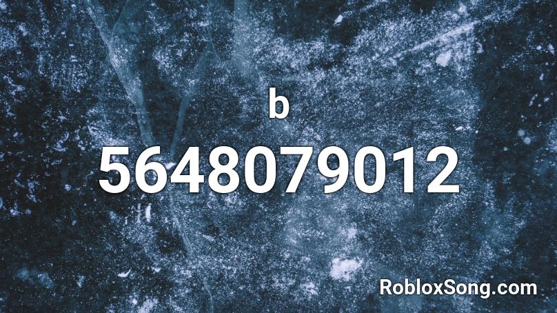 b Roblox ID