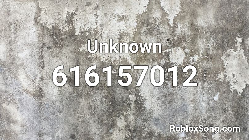 Unknown Roblox ID