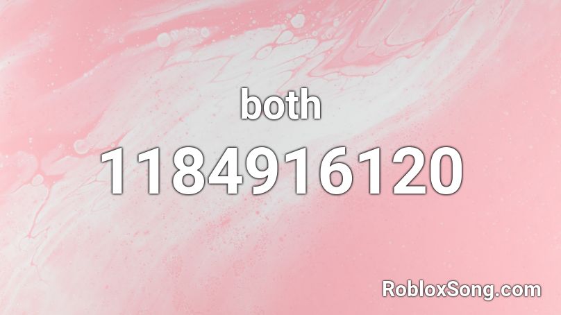 both Roblox ID