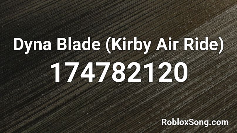 Dyna Blade (Kirby Air Ride) Roblox ID
