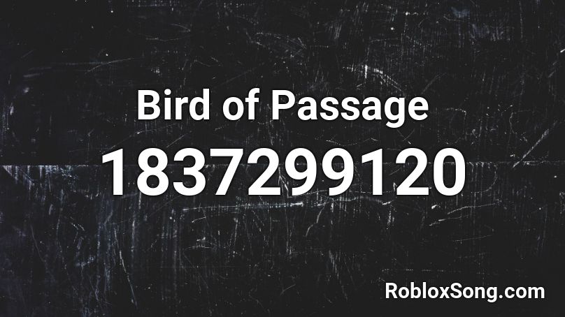 Bird of Passage Roblox ID