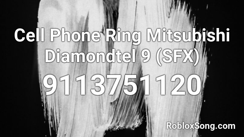 Cell Phone Ring Mitsubishi Diamondtel 9 (SFX) Roblox ID