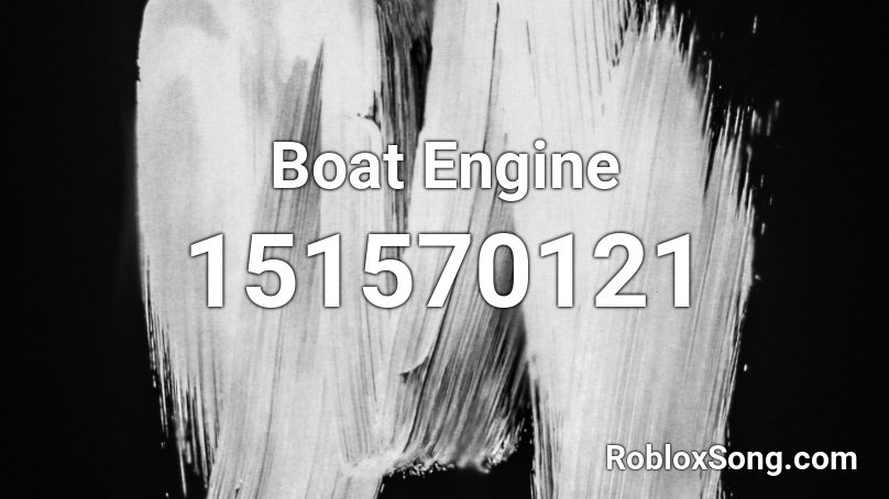 Boat Engine Roblox ID