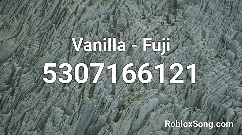 Vanilla - Fuji Roblox ID