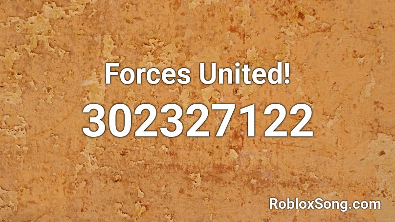 Forces United! Roblox ID