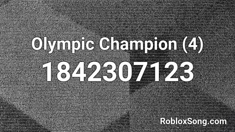Olympic Champion (4) Roblox ID