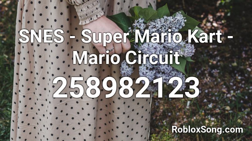 SNES - Super Mario Kart - Mario Circuit    Roblox ID