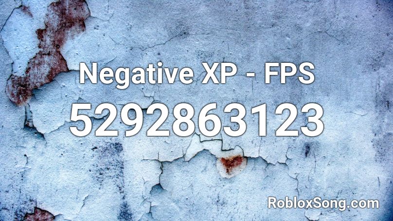 Negative XP - FPS Roblox ID