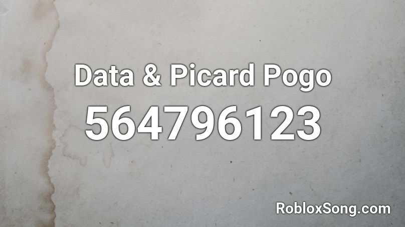 Data & Picard Pogo Roblox ID