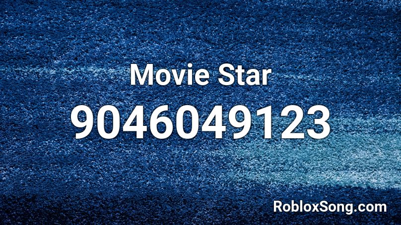 Movie Star Roblox ID