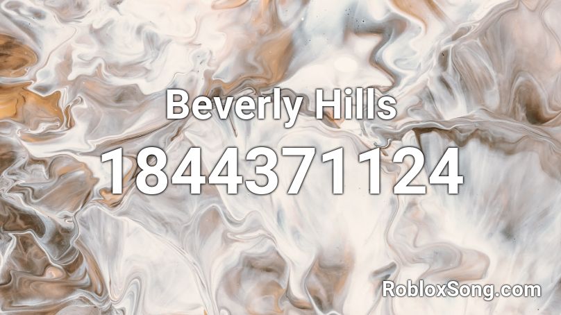 Beverly Hills Roblox ID