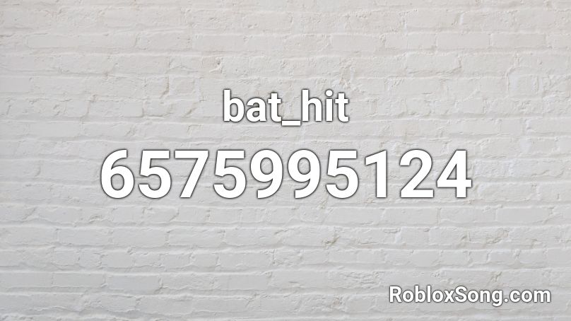 bat_hit Roblox ID