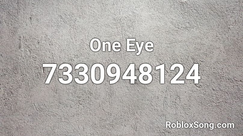 One Eye Roblox ID