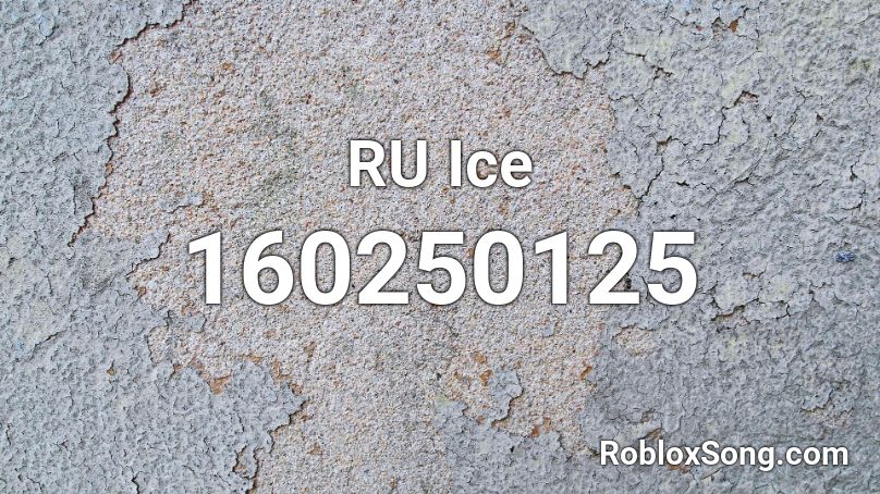 RU Ice Roblox ID