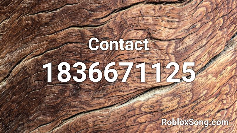 Contact Roblox ID