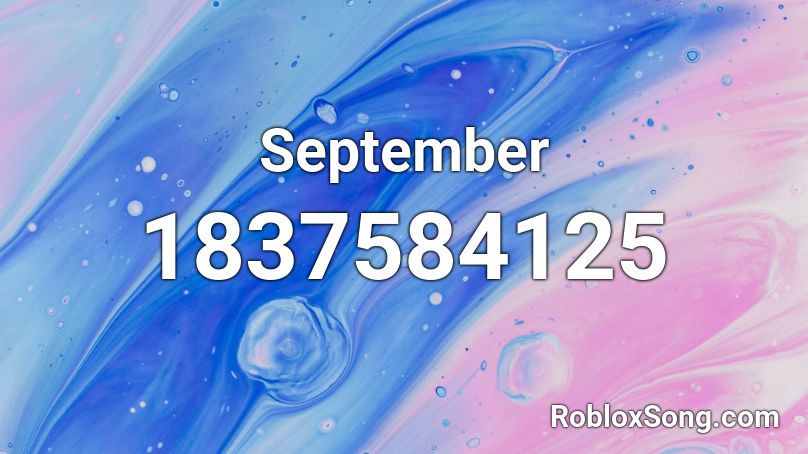 September Roblox ID