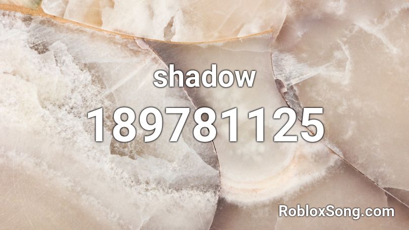 shadow Roblox ID