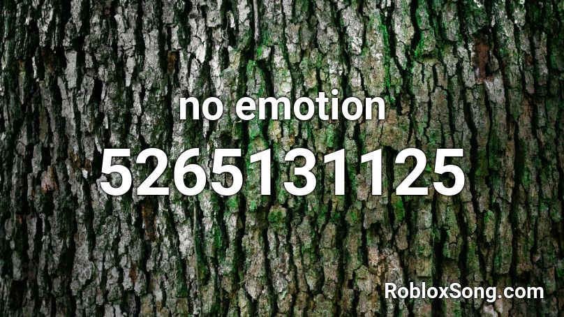 no emotion Roblox ID
