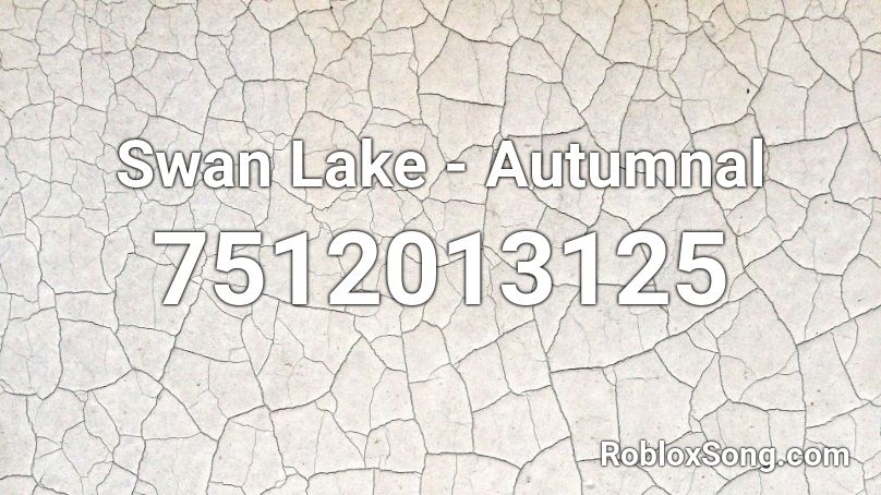 Swan Lake - Autumnal Roblox ID