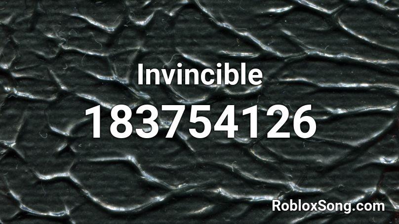 Invincible Roblox ID