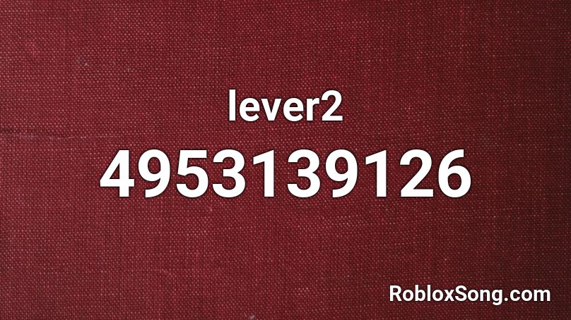lever2 Roblox ID