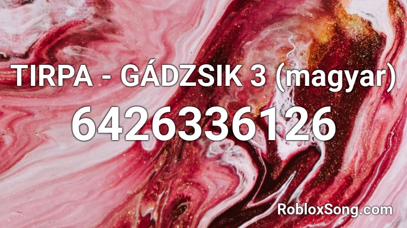 TIRPA (magyar) Roblox ID
