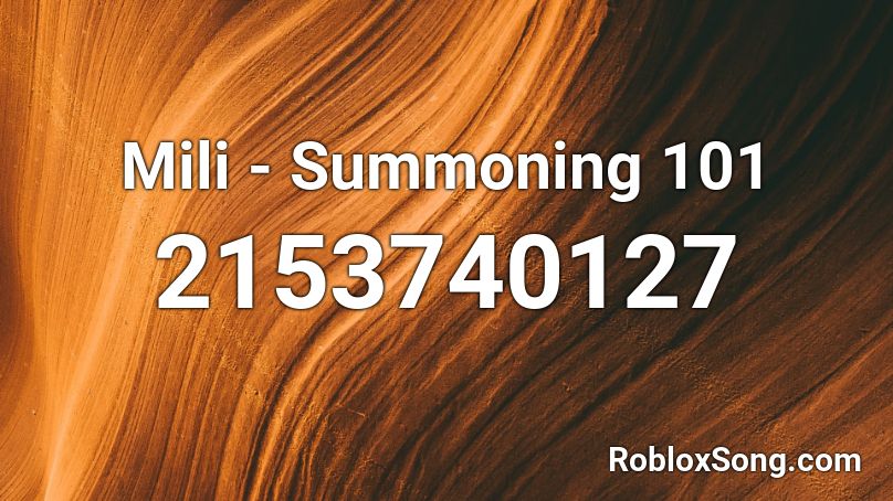 Mili - Summoning 101 Roblox ID