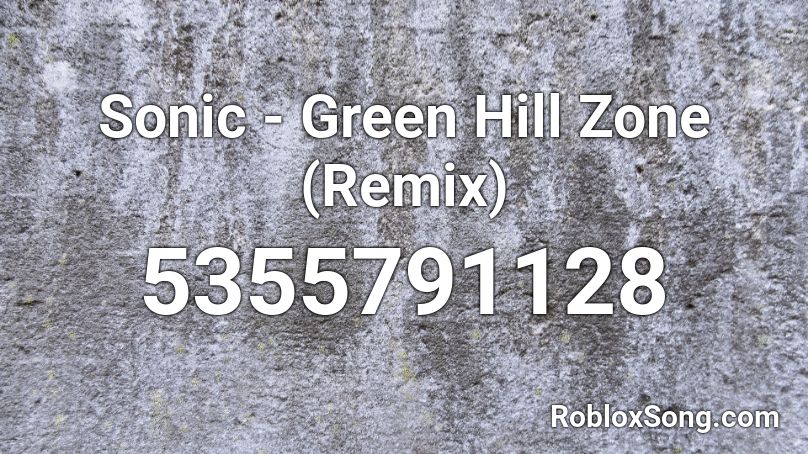 Sonic the Hedgehog (1991) - Green Hill Zone Roblox ID - Roblox music codes