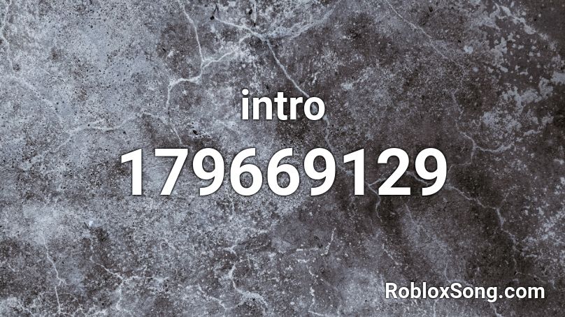 intro Roblox ID