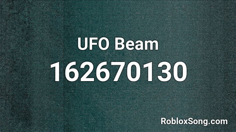 UFO Beam Roblox ID