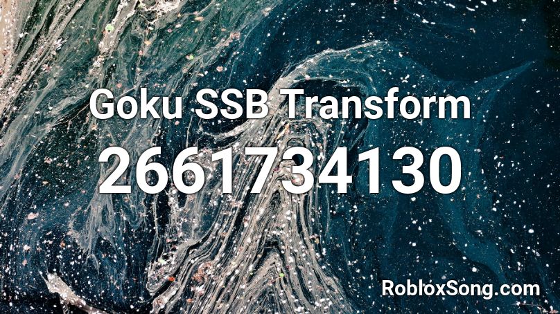 Goku Ssb Transform Roblox Id Roblox Music Codes - goku transformation roblox id