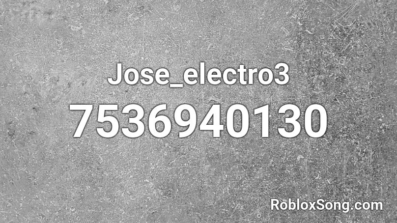 Jose_electro3 Roblox ID